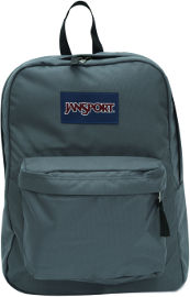 JANSPORT תיק בצבע אפור