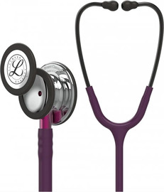 Littmann סטטוסקופ ליטמן קלאסיק  3. דגם 5960. צבע סגול שזיף גימור ראי צוואר סגול .ממברנה כפולה. יבוא רשמי לישראל