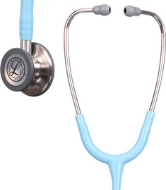 Littmann סטטוסקופ ליטמן 3 קלאסיק. צבע כחול מרינה צינור סאטן גמיש.  דגם 5912. ממברנה כפולה. יבוא רשמי לישראל.