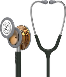 Littmann סטטוסקופ ליטמן קלאסיק 3. דגם .5646 .צבע: שחור עם חזה נחושת מלוטש.  יבוא רשמי לישראל