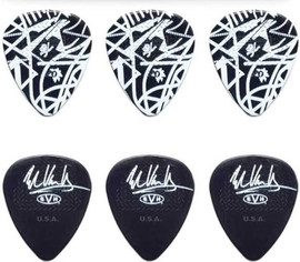 Dunlop מארז עם 6 מפרטים DUNLOP EVH VHI picks 0.6mm