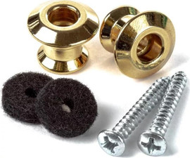 Dunlop זוג ברגים לרצועה מוזהב מתאים לנועלי רצועה DUNLOP 2PSLS034G