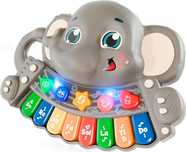 little tikes אורגנית פיל מוזיקלית ומאירה לתינוקות ופעוטות