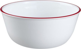 Corelle קערת אורז 828 מ"ל פס אדום קורנינג, תוצרת ארה"ב