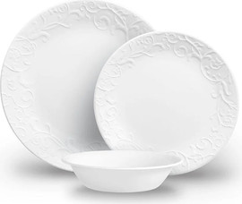 Corelle סט צלחות כולל 18 חלקים Corelle דגם Bella Faenza