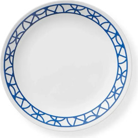 Corelle צלחת מנה ראשונה 21.5 ס"מ, Cobalt Circles קורנינג, תוצרת ארה"ב