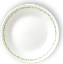 Corelle צלחת עוגה 17 ס"מ, Spring Blossom Green קורנינג, תוצרת ארה"ב