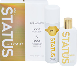 JIVAGO STATUS WHITE סט א.ד.פ + דאודורנט ספריי לאשה