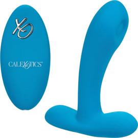 CalExotics ויברטור עם שלט בעיצוב מעוגל לגירוי פנימי מדויק