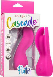 CalExotics ויברטור - מסג'ר  יוקרתי עם 10 מהירויות | Cascade Flutter ,ורוד