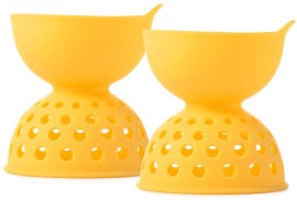 OXO סט 2 תבניות סיליקון לביצה עלומה OXO
