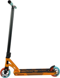 Grow קורקינט פעלולים מקצועי דגם Limited Edition עם גובה מוט 91 ס"מ וחריטה מלייזר - כתום
