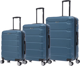 Ezzyroll סט 3 מזוודות יוקרתיות 20'/24"/28" דגם New York של המותג Ezzyroll- נייבי