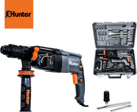Hunter ערכת פטישון מקצועי HUNTER ‏26 מ"מ – ‎800W | כולל אביזרים ומזוודה