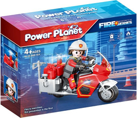 Power Planet פאוור פלאנט כבאי או שוטר על אופנוע | Power Planet