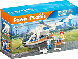 Power Planet פאוור פלאנט מסוק אמבולנס - Power Planet