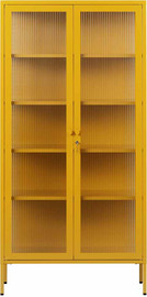 Mustard ארון דלתות זכוכית COLLECTOR חרדל