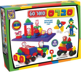משחקי יצירה משחק סברס סופר סט 111 חלקים  15230 משחקי יצירה