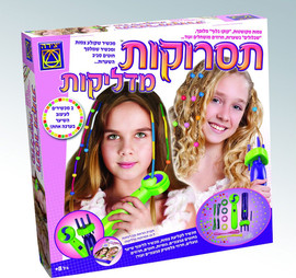 משחקי יצירה ערכת עיצוב שיער - תסרוקות מדליקות