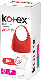 קוטקס מגיני תחתון ON THE GO אולטרא לייט