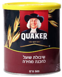 קוואקר שיבולת שועל להכנה מהירה