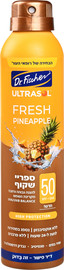 אולטרסול ספריי שקוף להגנה SPF50 בניחוח FRESH PINEAPPLE