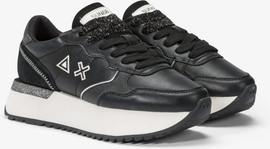 SUN68 נעלי סניקרס SUN68 BIG ALLY PU - Black