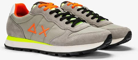 SUN68 נעלי סניקרס SUN68 TOM FLUO - Light Gray