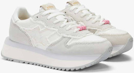 SUN68 נעלי סניקרס SUN68 BIG STARGIRL CANVAS OFF WHITE
