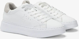 SUN68 נעלי סניקרס SUN68 GRACE LEATHER WHITE