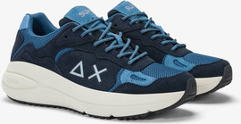 SUN68 נעלי סניקרס SUN68 JUPITER SUEDE NAVY BLUE