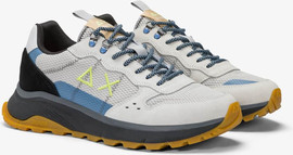 SUN68 נעלי סניקרס SUN68 FIRE & CAMPING GRIGIO CHIARO