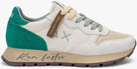 SUN68 נעלי סניקרס SUN68 ALLY VINTAGE- Off White