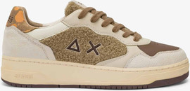 SUN68 נעלי סניקרס SUN68 BIG BASKET EVO- Brown
