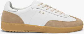 SUN68 נעלי סניקרס SUN68 CALIFORNIA SUN LEATHER- WHITE/BEIGE