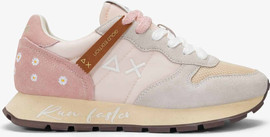 SUN68 נעלי סניקרס SUN68 ALLY VINTAGE SNEAKER- PORCELAIN PINK