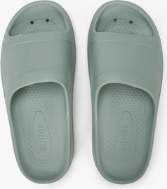 SUN68 כפכפים איטלקיות SUN68 SUPPERS MONOBLOCK LOGO - SAGE GREEN