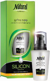נטורל פורמולה טיפות סיליקון לשיער צבוע, פגום ומפוצל