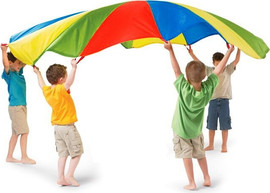 Pacifix מצנח פעילות צבעוני לילדים מצנח נופש 2 מטר- משחקי ענק - PACIFIX
