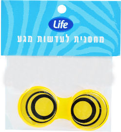 LIFE מחסנית שטוחה צבעונית לעדשות מגע