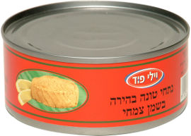 ויליפוד נתחי טונה בהירה בשמן צמחי