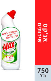 אג'קס WC ג'ל עם אקונומיקה 3 ב- 1 בניחוח רענן
