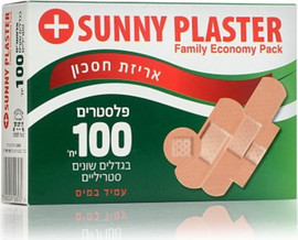 Sunny Plasters פלסטר מעורב 100 יחידות