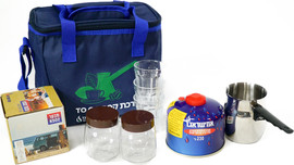 אמישראגז ערכת קפה TO GO לפעילות בשטח מבית אמישראגז