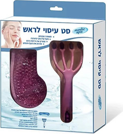 מדיק ספא סט עיסוי לראש מדיקספא סגול
