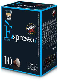 ESPRESSO 1882 קפסולות תואמות נספרסו כחול DECAF נטול