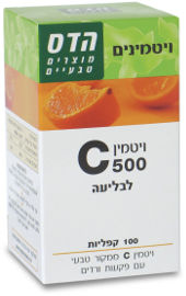 הדס ויטמין C500 לבליעה