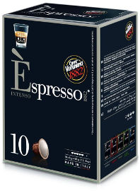 ESPRESSO 1882 קפסולות תואמות נספרסו כסוף INTENSO