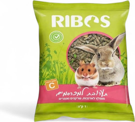 RIBOS ריבוס תערובת מועשרת למכרסמים 1 ק"ג
