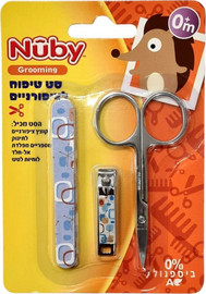 נובי סט טיפוח לציפורנים - כחול